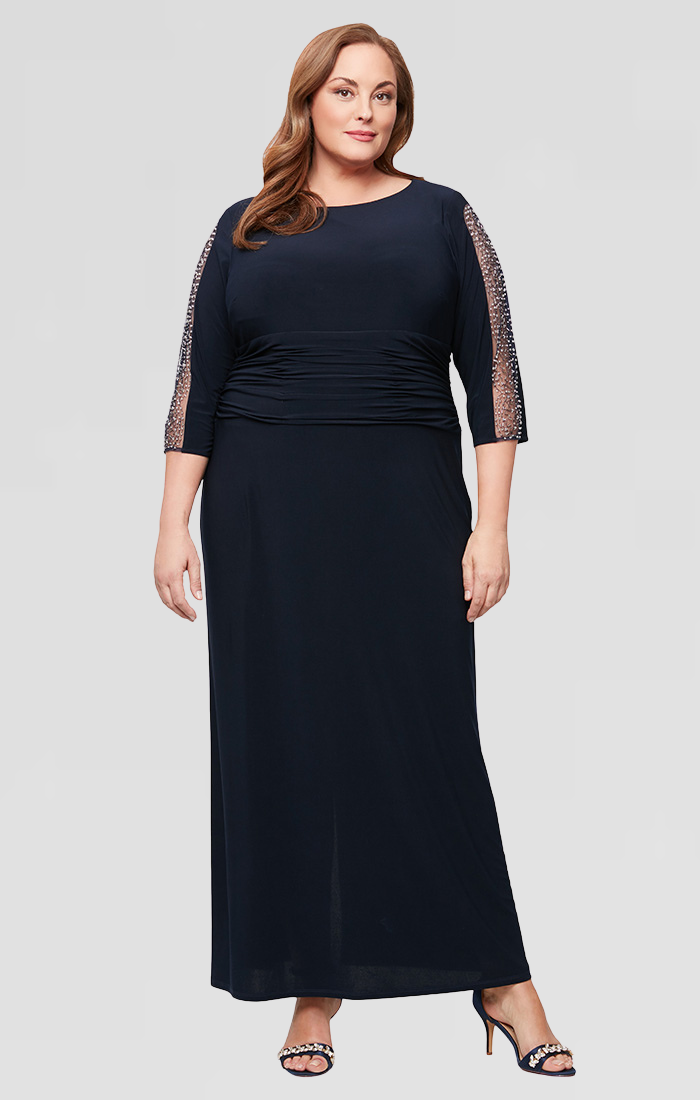 matte jersey maxi dress Matte Jersey Empire Classic A-line Dress