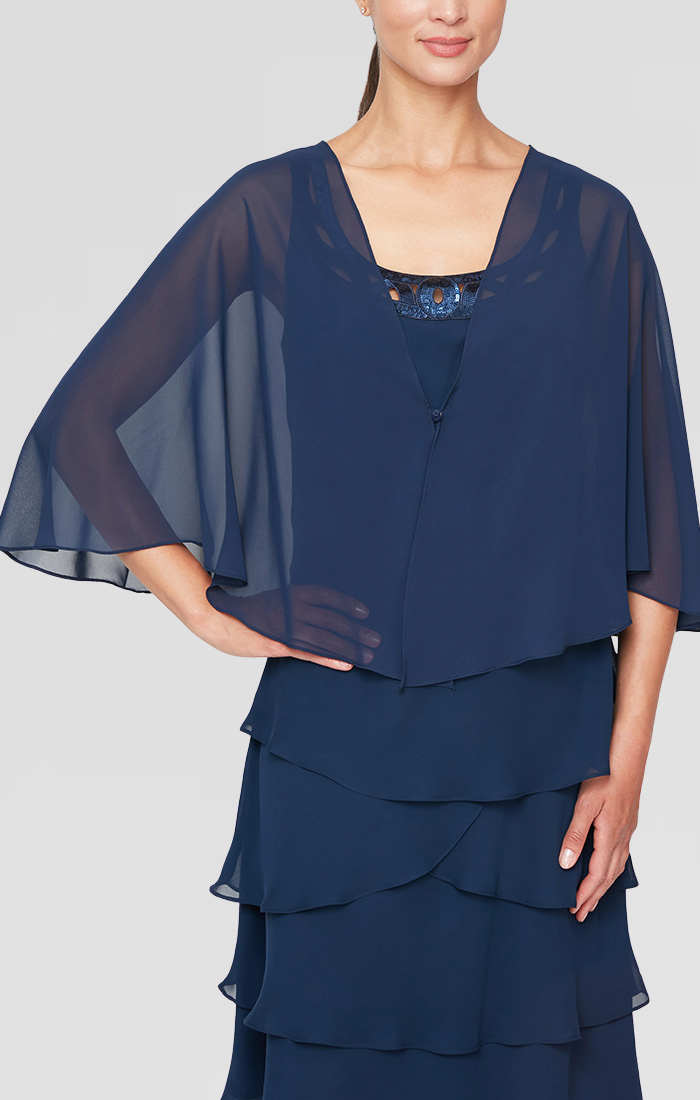 Multi-Wear Chiffon Shawl