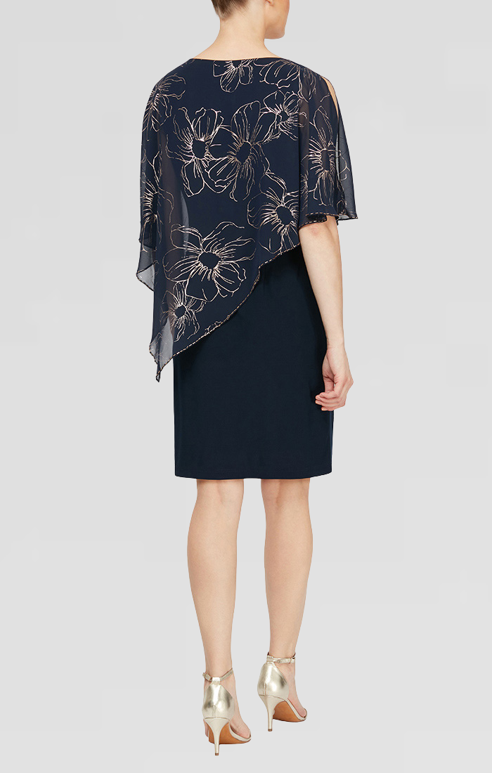 petite floral chiffon dress Petite Chiffon Ruffle Slip Dress