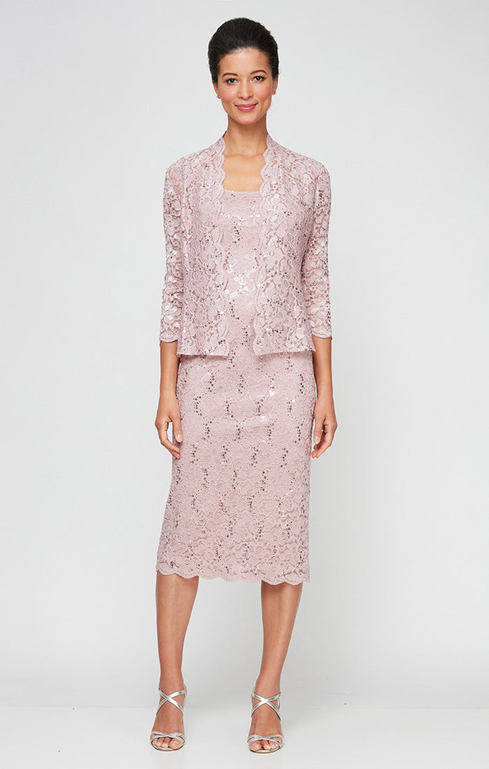 lace dress with jacket Andrea & Leo WL071 Fit and Flare Overlay Wedding Bolero Off White/Nude / 18 Mother of the Groom M220063 Three quarters Lace Jacket