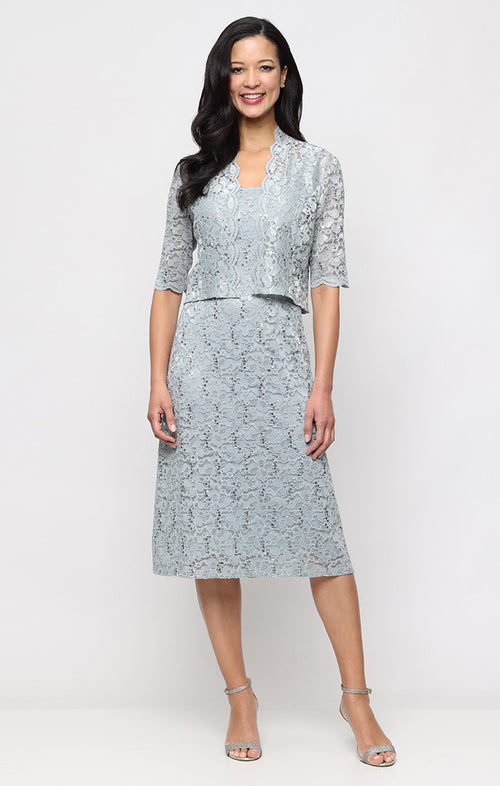 green emerald velvet dress SL Fashion Boat Neck Sleeveless Embellished Fit & Flare Keyhole Back Zipper  Back Lace Dress with Open Front Elbow Length Sleeve Cascade Front Chiffon main image 0