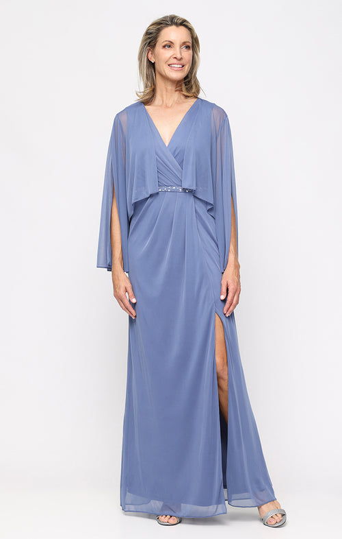 green emerald velvet dress SL Fashion Boat Neck Sleeveless Embellished Fit & Flare Keyhole Back Zipper  Back Lace Dress with Open Front Elbow Length Sleeve Cascade Front Chiffon  Jacket| Available at Curated Brands in Los Angeles main image 1