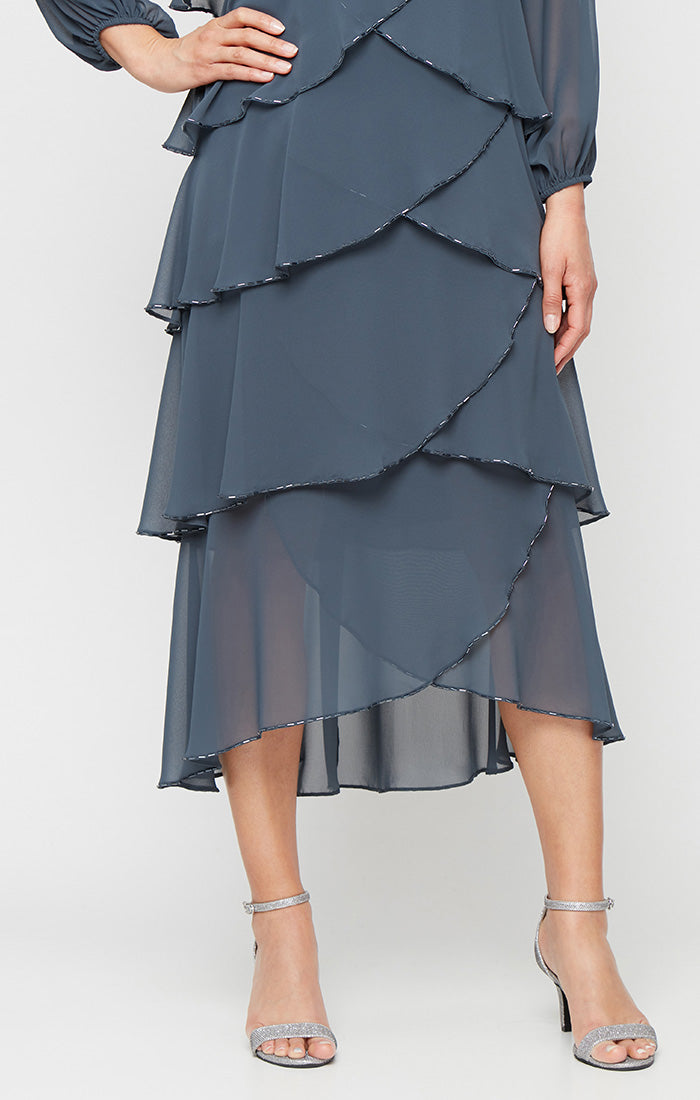 beaded tiered shift dress LAUNDRY ~ Pink Chiffon Deco Beaded Overlay Tiered Shift Party Dress 2 NEW $275