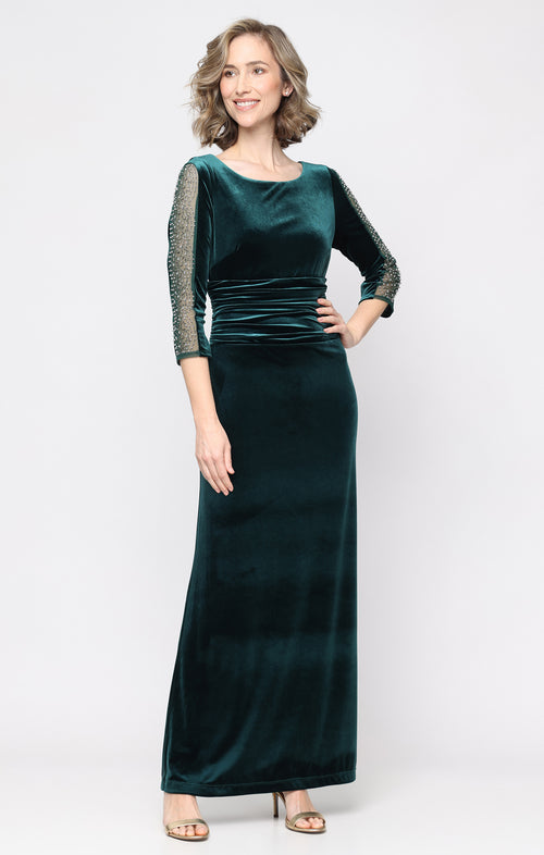 long party dresses with sleeves Wholesale Off-the-Shoulder Champagne Sequins Prom Elegant Side Slit Evening Gowns Wycnly Summer Dresses for Cozy Winter Dresses Defined waistband Color:Cassia Yellow